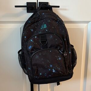 Pottery Barn Teen Minecraft backpack JB monogram